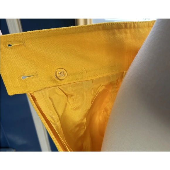 ESCADA By Margaretha Ley Womens Linen/Wool Blend Skirt Lined Rear Zip Sz 38 NWOT - Picture 9 of 10